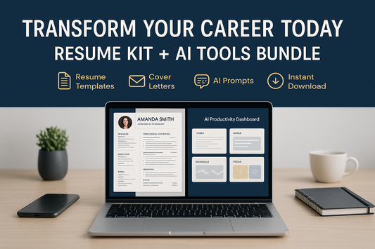 Professional Resume & Cover Letter Kit (ATS-Friendly) - Digital Download - Hayat Global Ventures 